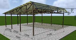 Проектирование навеса Томск, цена от 2400 руб.